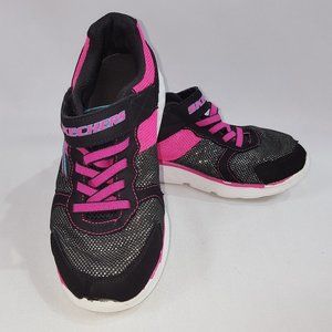 Skechers Black Pink Running Shoes Sneakers Girls 4